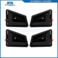 4x Door Handles Black Interior For 89-97 Geo Tracker 1998 Chevy Rh Lh Front Rear 4x Door Handles Black Interior For 89-97 Geo Tracker 1998 Chevy Rh Lh Front Rear