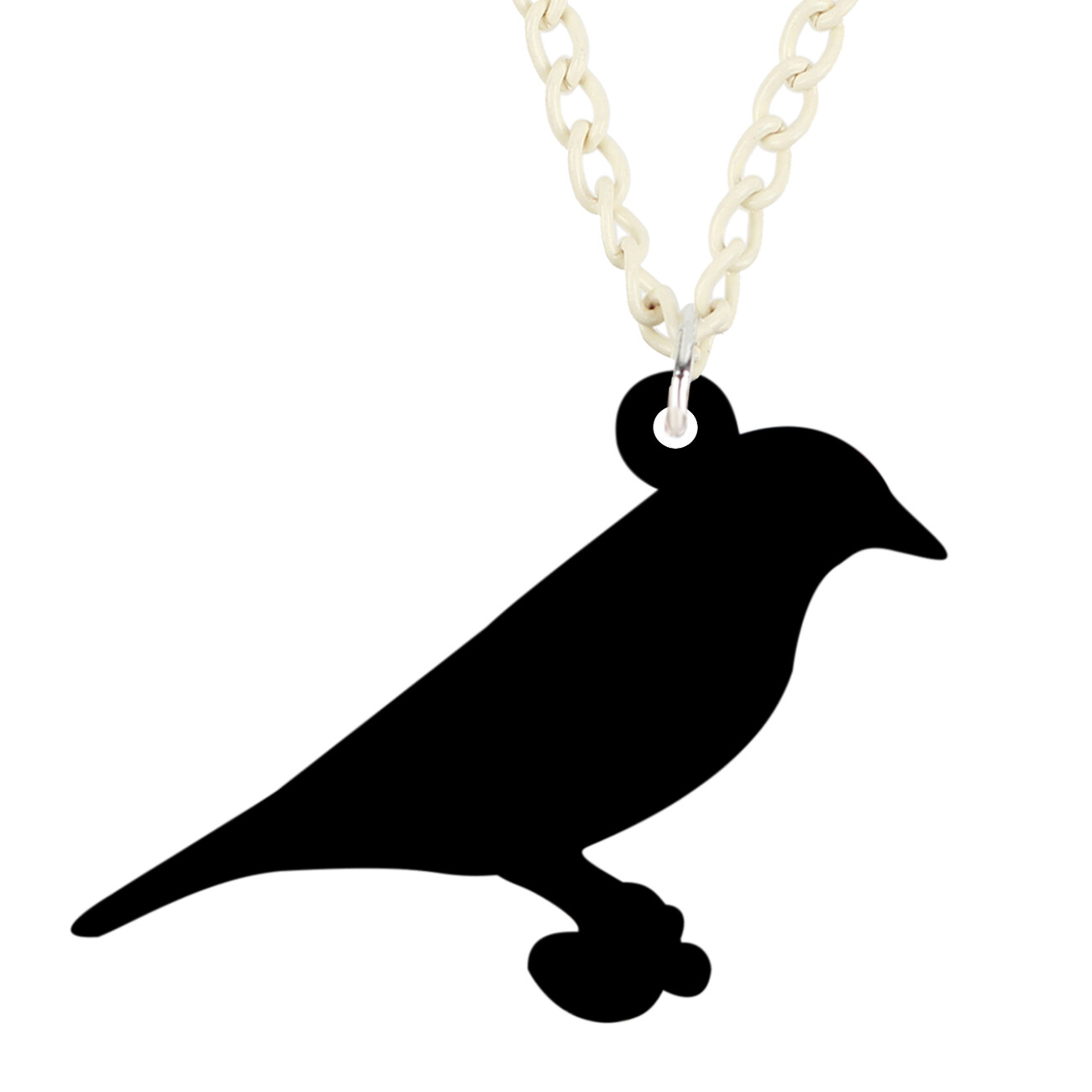Acrylic European Goldfinch Bird Necklace Pendant Novelty Jewelry Gifts