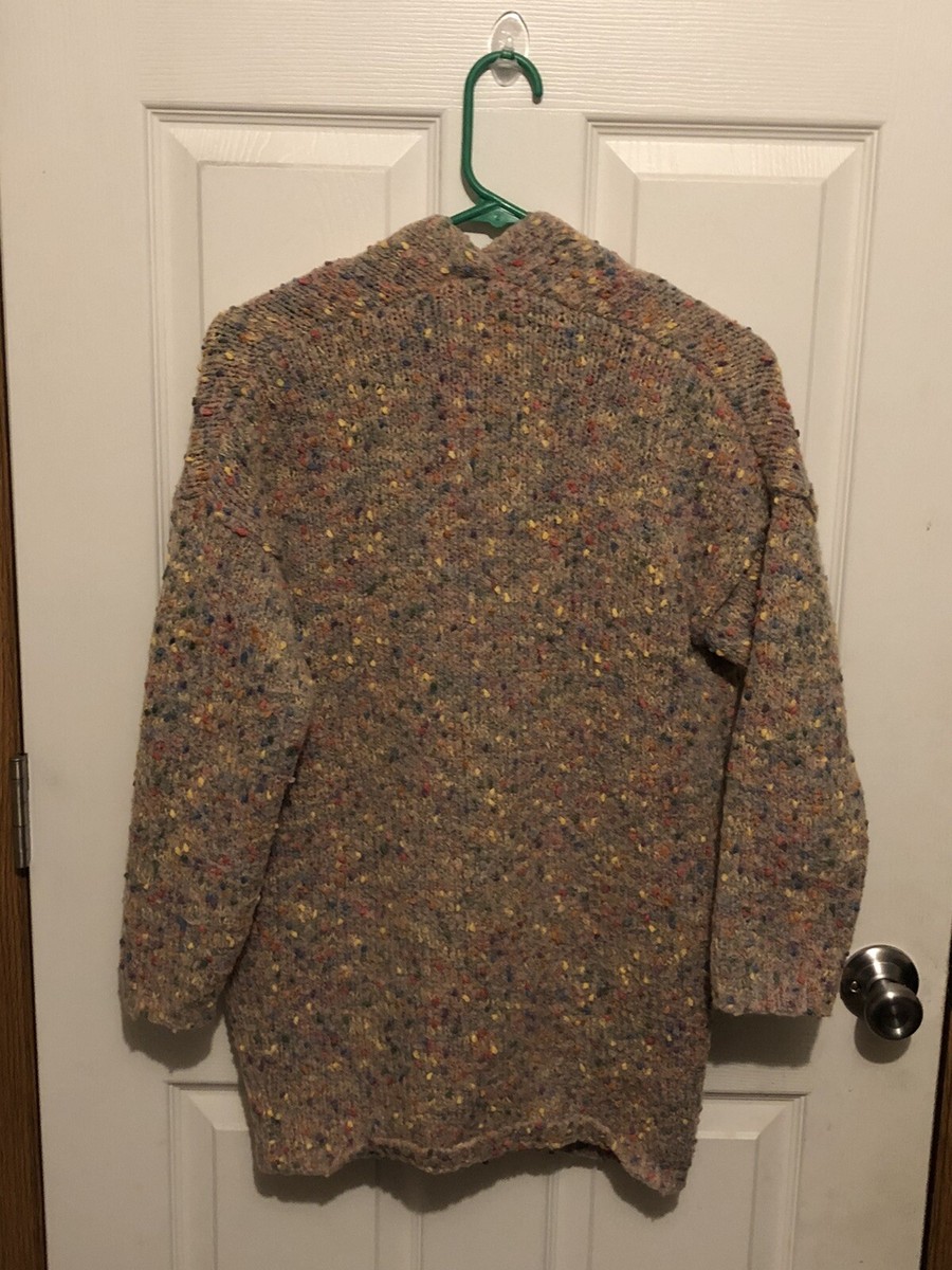 Cardigan Léger Et Coloré Sienna Sky - Sweater Ouvert à Poche, Taille S, Tons Pastel Arc-en-ciel