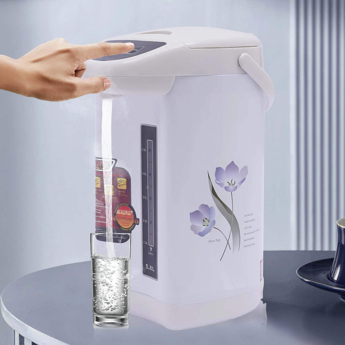 Electric Hot Water Dispenser 3 Way Dispense (3.8L)