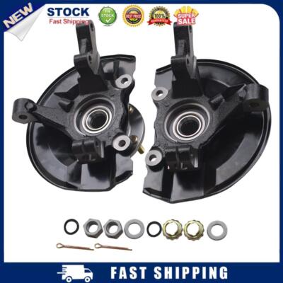Front Steering Knuckle + Wheel Hub Bearings fit 2007 - 2017 Jeep Patriot Compass