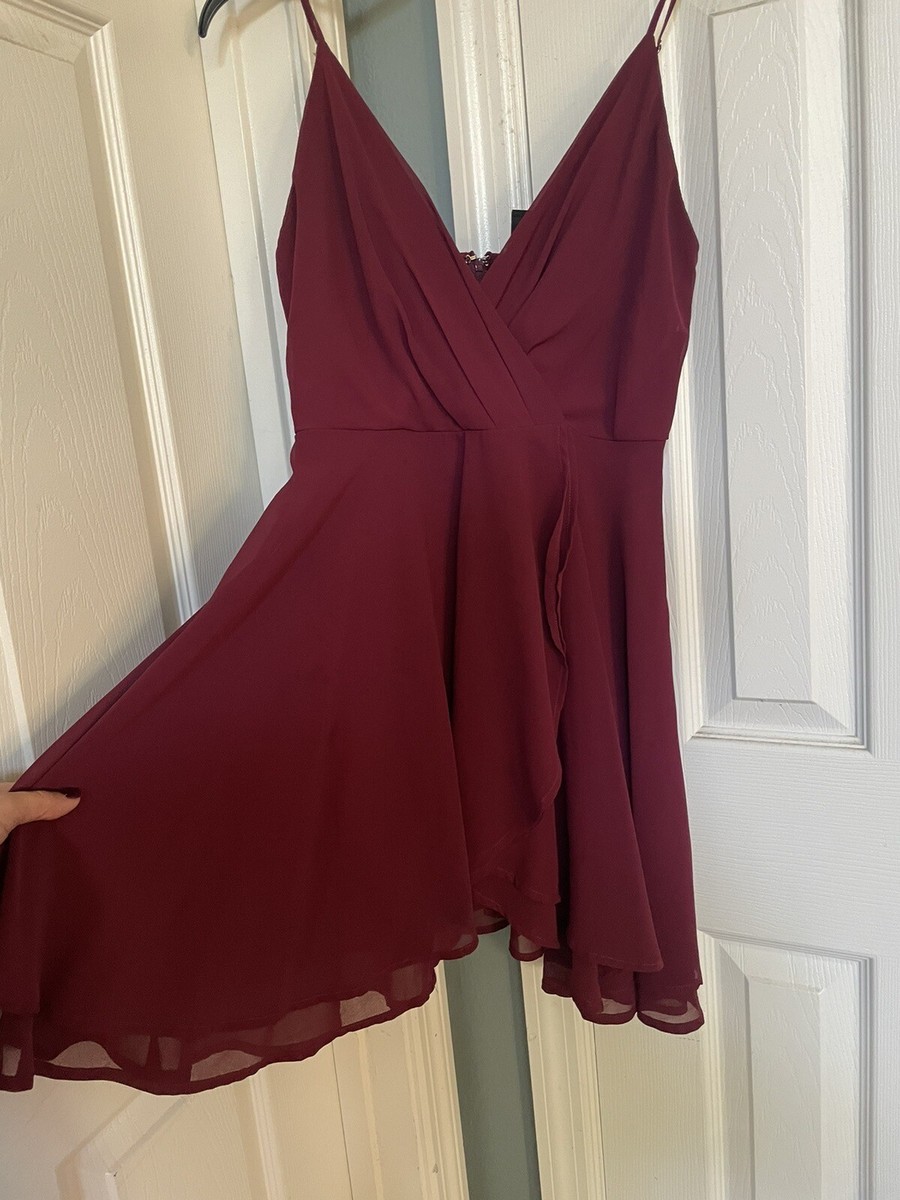 Homecoming dress, Prom Dress, Short dress, Burgundy, Juniors, Size Small  Windsor | eBay