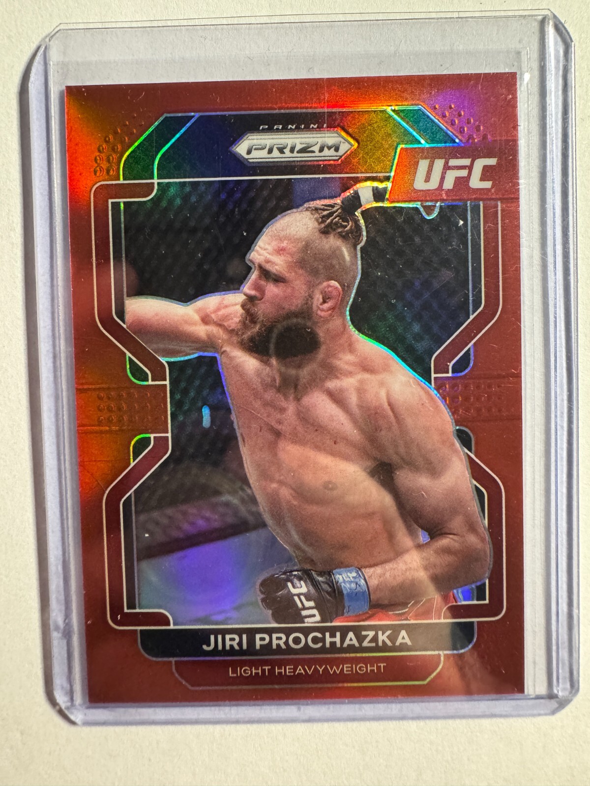 K312,008 -  2022 Panini Prizm UFC Prizms Red #185 Jiri Prochazka #/299