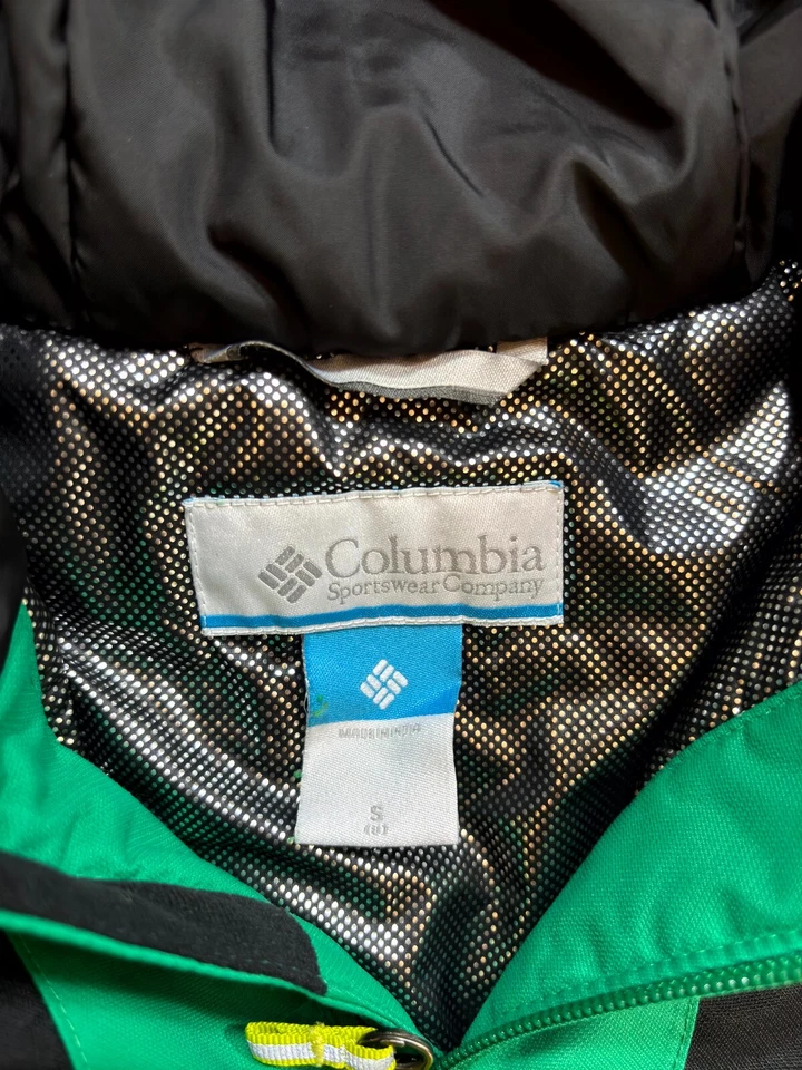 Columbia Two-Tone Green and Yellow Kids Size S - Image 3 of 4