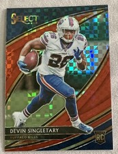 2019 Panini Select Devin Singletary Field Level Red Prizm Rookie RC /49