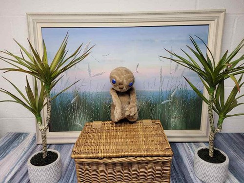 Vintage 1982 SHOWTIME Kamar 12" E.T. Stuffed Animal / sn3197 R3