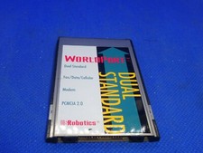 US ROBOTICS WORLDPORT FAX DATA MODEM CELLULAR PCMCIA 2.0 CARD WL38