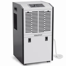 Yaufey Large Commercial 155 Pints Dehumidifier for Spaces up to 8,000 Sq. Ft