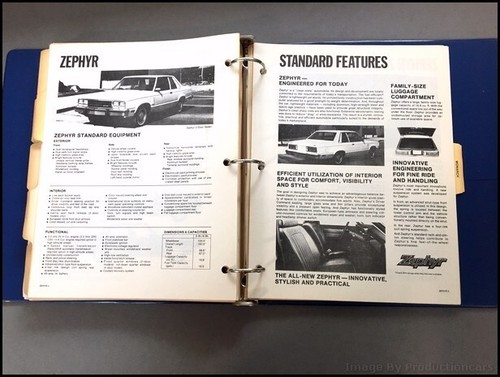 1978 Mercury Marketing Data Book Brochure Album Bobcat Monarch Zephyr - Picture 21 of 24