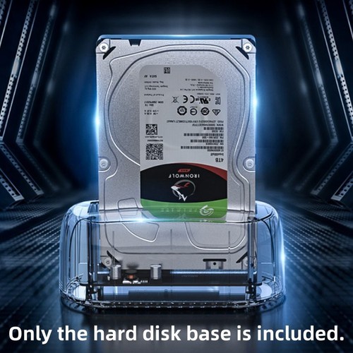 Transparent Hard Disk Base USB 3.1 GEN2 16TB 3.5inch SATA Hard Drive Box Case - Afbeelding 3 van 8