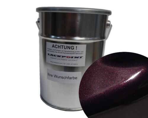 1 L peinture de base prête au pulvérisation noire violette métallique peinture automobile point de peinture tuning œuf - Photo 1/1