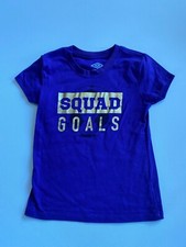 Umbro Shirt Youth Small Squad Goals Purple Soccer Tee