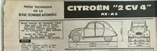 Revue technique Citroen 2 CV