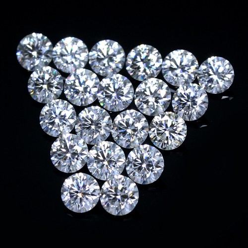 1000 pièces diamant rond certifié naturel 4 CT D couleur VVS1