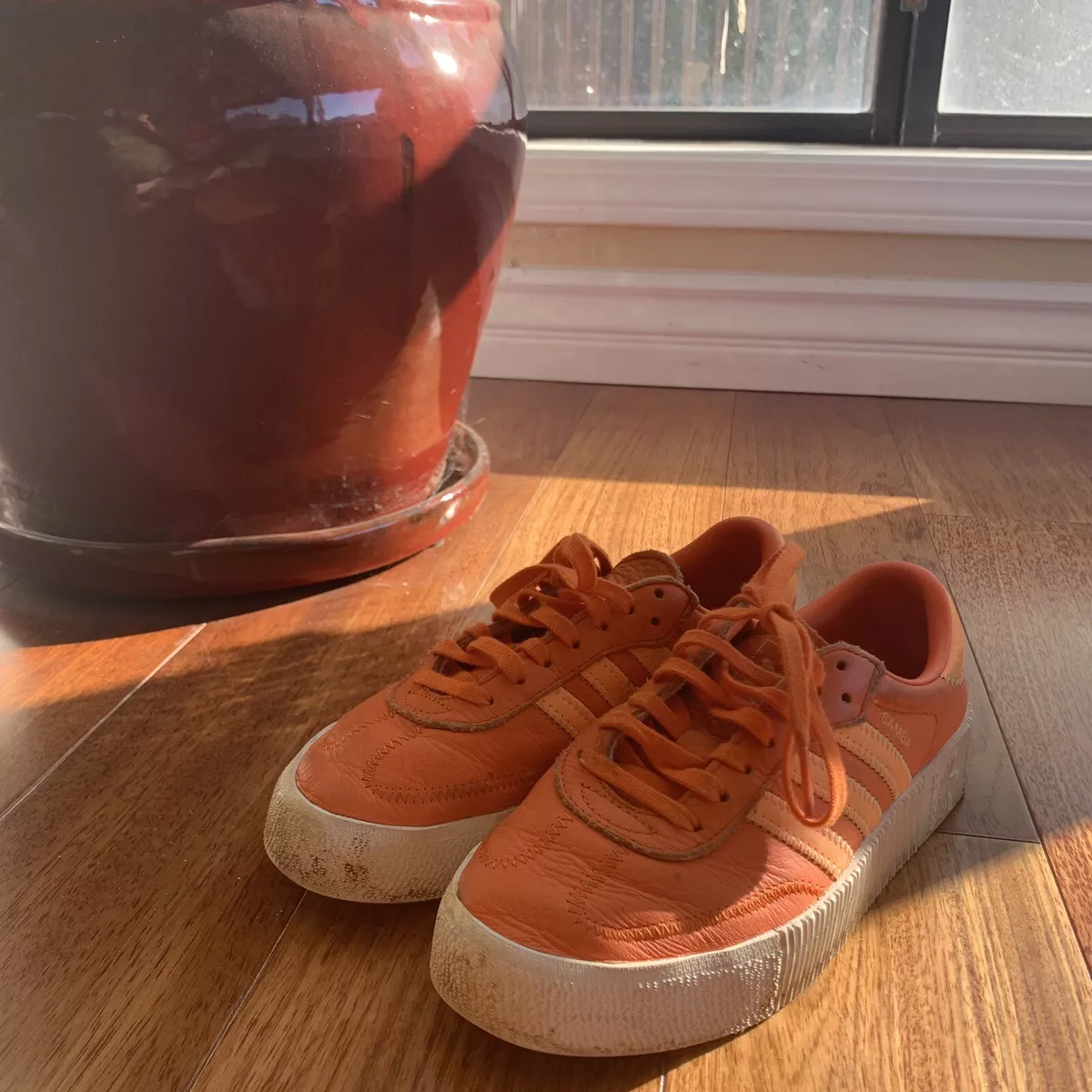 Adidas samba marron femme sale