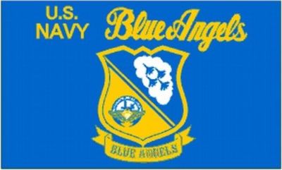US Navy Blue Angels Flag 3x5 ft Logo Insignia USN Flight