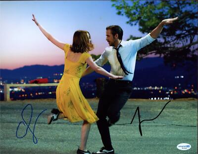Ryan Gosling Emma Stone Autographed Signed 11x14 Photo - Main Image
