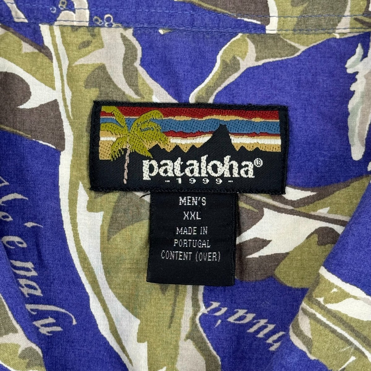 Vintage Patagonia Pataloha Hawaiian Button Up Shirt Blue Vintage Patagonia Pataloha Hawaiian Button Up Shirt Blue