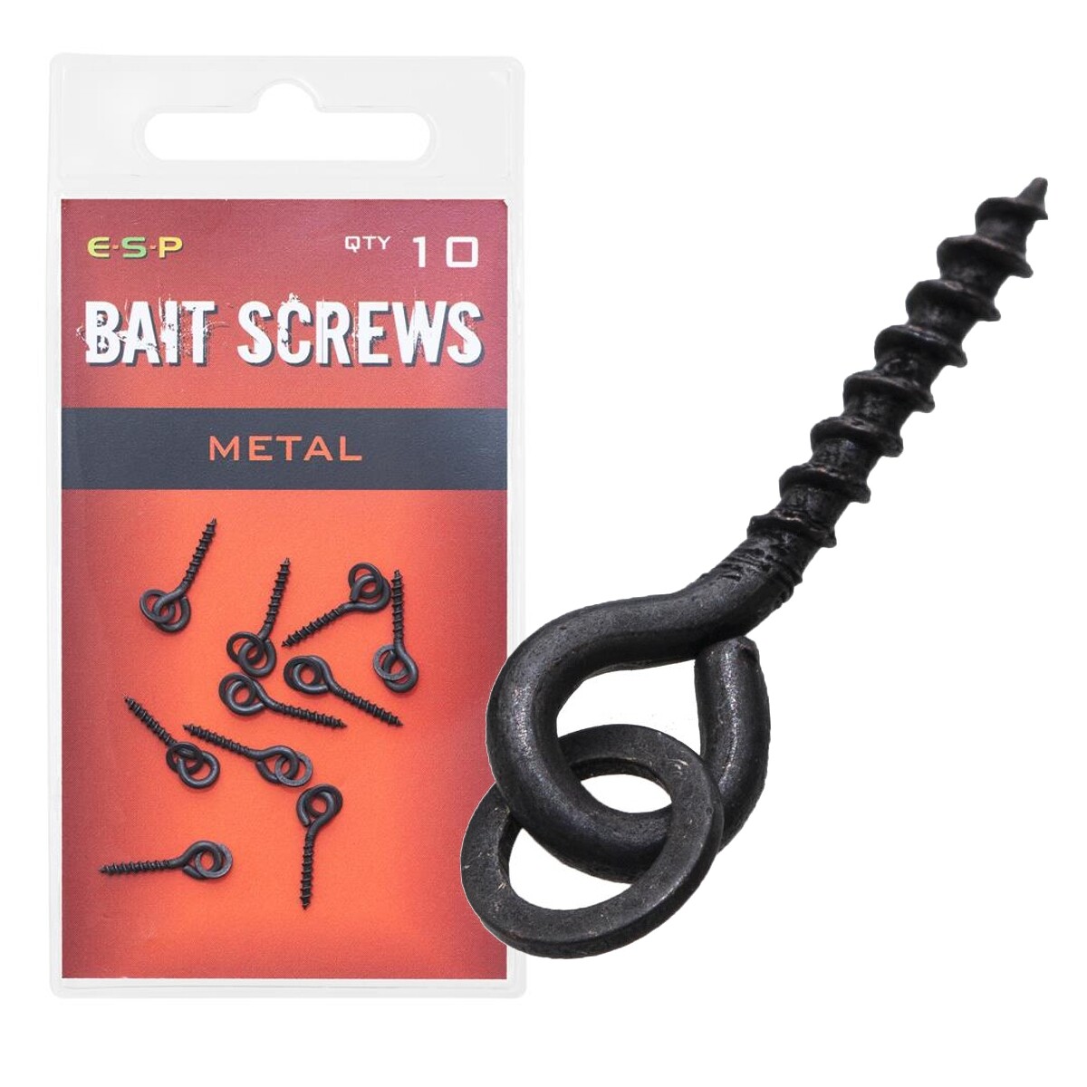 Esp Metal Hook Screws Boilie Carp Fishing Rig Screw Change Bait in Seconds x 10