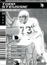 2001 SHOWDOWN-MONOCHROME Todd Steussie VIKINGS CAL Golden-Bears