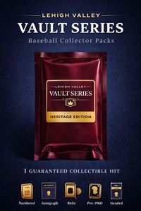 Lehigh Valley Vault Series Heritage Edition | 10 Baseball Cards | Guaranteed Hit