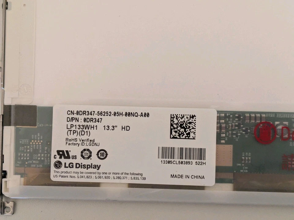 LP133WH1(TP)(D1) LCD 13.3" 1366x768 30pin LG LGDNJ 0DR347 HD 13305CL503893 522H - Bild 3 von 4
