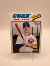 Topps Heritage - All-star Rookie - Matt Shaw - White Border