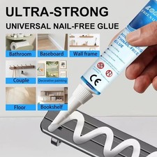 Nail-Free Adhesive - All-Purpose Quick Drying Glue for Glass Tile Metal - Ultra