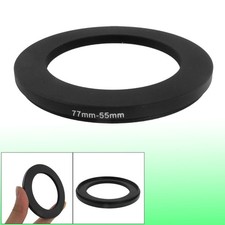 Camera Part 77mm-55mm Lens Filter Ring Adapter Black
