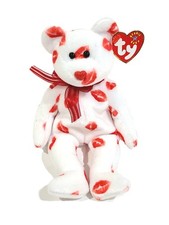 Ty Beanie Baby Babies 8th Gen Smooch the Bear 8.5" Authentic MWMT