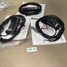 (3) * Pre-Owned* Keyence ES-M2 Sensor Amplifiers W/ Instruction Manual