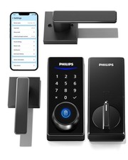 Juego de cerradura de puerta de entrada sin llave Philips Smart Lock con manijas