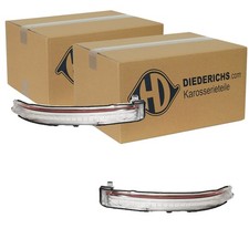 2x DIEDERICHS BLINKER BLINKLEUCHTE WEIß passend für NISSAN QASHQAI X-TRAIL