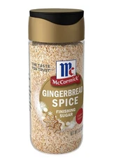 McCormick Gingerbread Spice Finishing Sugar - 3.81 oz - Limited Edition