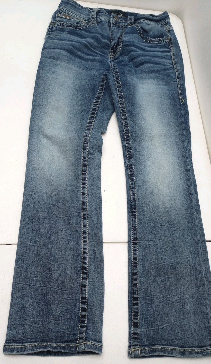 Buckle Black 3 Fit Bootcut Jeans women's 29x30 Blue Stretch Denim