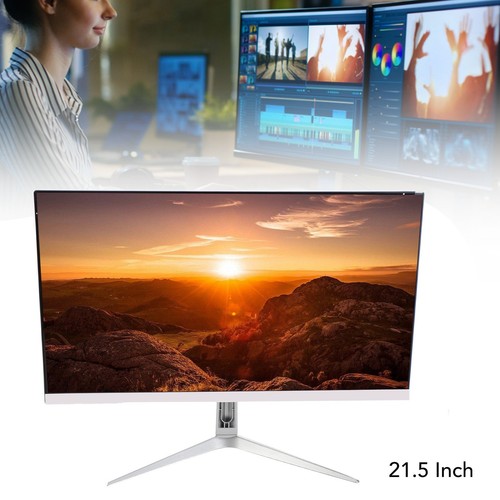 21.5in Monitor 16:10 75Hz 1920x1080 Ultra Slim HD VGA DC Port Desktop Monitor DB - Afbeelding 7 van 21