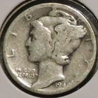 Silver Dime - Mercury - 1940 (Partial date) [128]