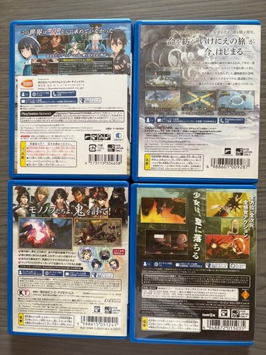 PS Vita Games 4-Game Set Japan - Picture 2 of 3