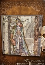 Ręcznie robiony album XXL Junkjournal Hardcover Unikat 106 stron Vintage