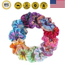 12 Pcs for Women, Shiny Metallic Hair for Girls, Hair Ties Elastic Hair Bands...