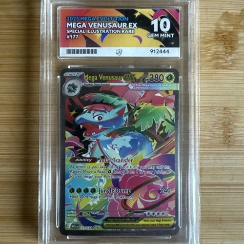 Mega Venusaur EX 177/132 ACE 10 Mega Evolutions Pokemon TCG