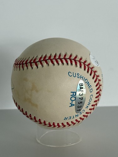Ken Griffey Jr Autograph Signed Budig American League Ball Seattle Mariners JSA - Picture 2 of 5