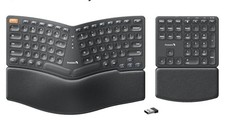 ProtoArc Wireless Ergonomic Keyboard, EK04 2.4GHz Wireless Ergo Keyboard