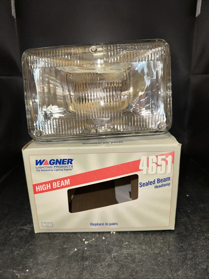 🇺🇸Wagner 4651 / H4651 高光束车头灯 75-91 汽车 免运费🇺🇸 — 第 2/4 张图片