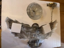 NIB POTTERY BARN TEEN HARRY POTTER HEDWIG PENDANT BRASS