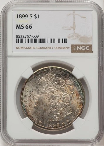 1899-S Morgan Dollar NGC MS66