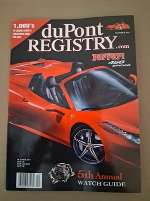 DuPont Registry A Buyers Gallery of Fine Automobiles October 2011