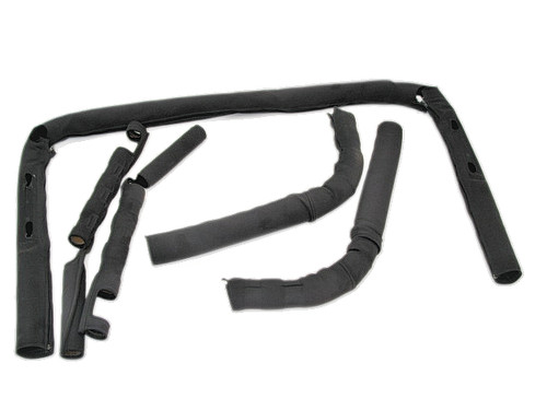 Jeep Wrangler TJ 97-02 Rollbar Roll Bar Pad Padding Covers 5pc AGATE OEM