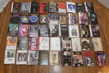 45 Cassette Original J-CARD INSERTS ONLY Lot 80's 90's Metal Rock  - ARTS CRAFTS