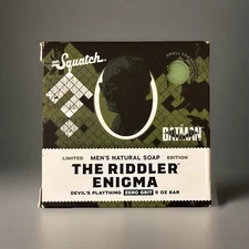 Dr Squatch Riddler Enigma Limited Edition Batman Collaboration Bar Soap